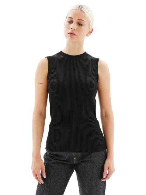 Jil Sander SLEEVELESS CREWNECK TOP (BLACK)