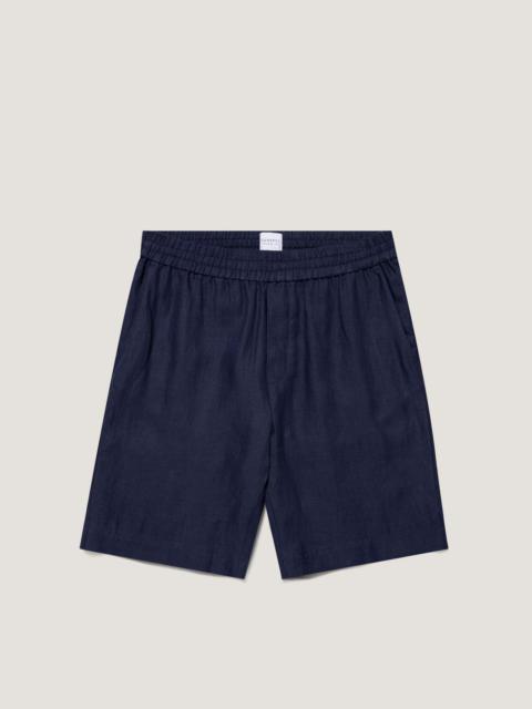 Sunspel Linen Drawstring Short