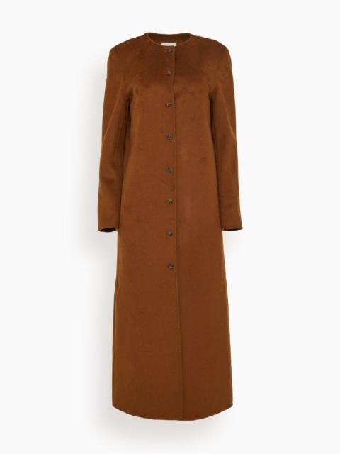 Loulou de Saison Long Coat in Wood