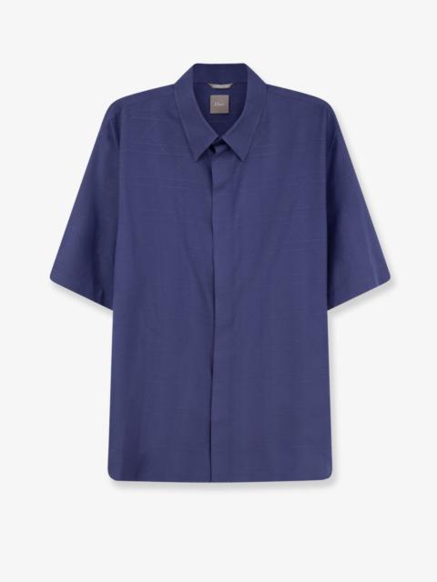 Dior Dior Men Cannage Silk And Lyocell Shirt