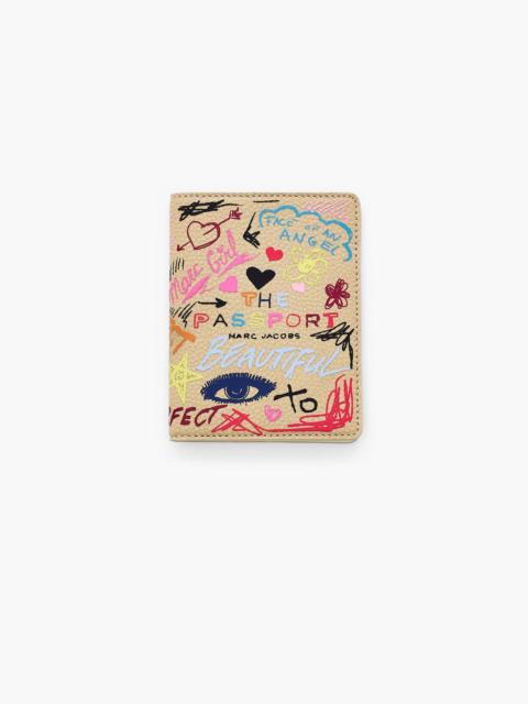 Marc Jacobs THE PUNK SCRIBBLE PASSPORT CASE