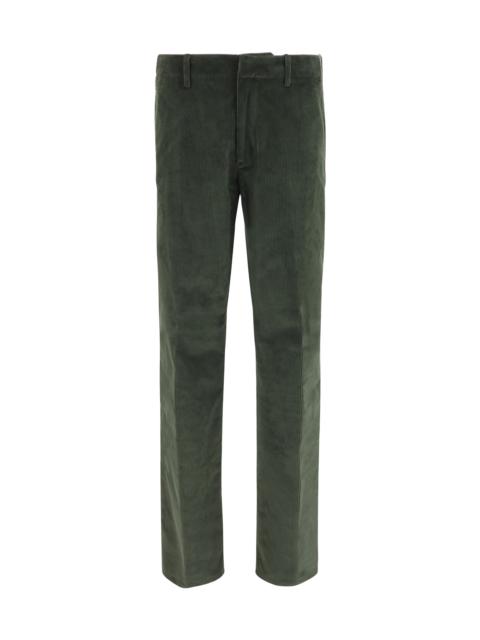 Etro Etro Roma Stretch Cotton Corduroy Pants Verde