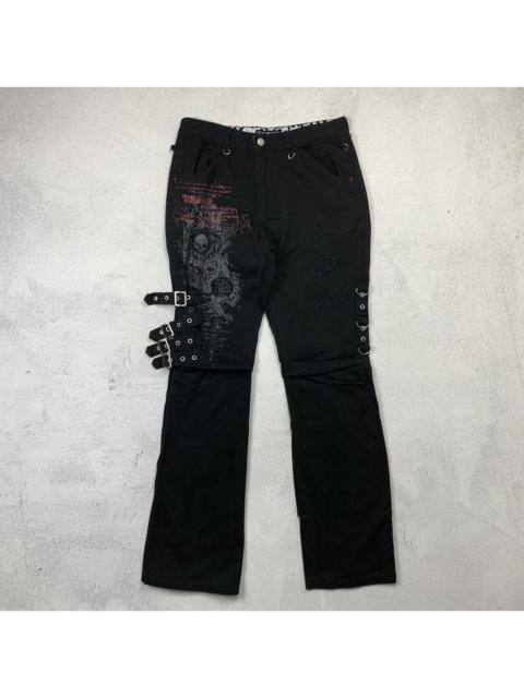 Other Designers If Six Was Nine - MAD PUNK Gothic Punk Bondage Pants Opium