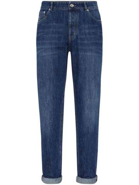 Brunello Cucinelli Mid-rise Tapered Jeans