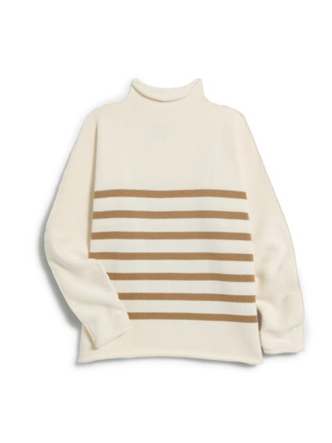 Frank & Eileen Rolled Funnel Neck Sweater