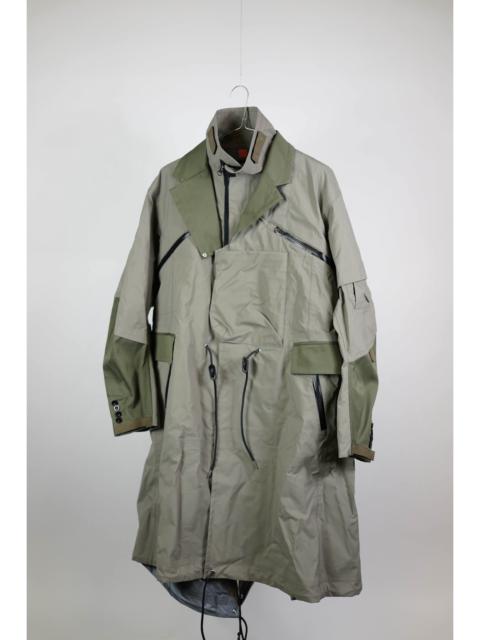 SAC-J2760 sacai / ACRONYM Trench Coat Alpha Green