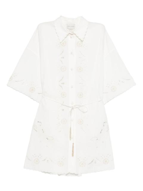 forte_forte Forte Forte Women Embroidered Cotton Shirtdress