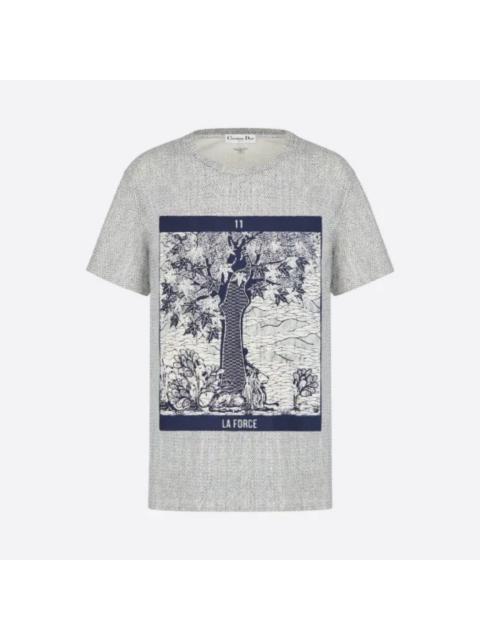Dior Dior Grey Printed Short-Sleeve Top