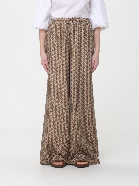 Max Mara Max Mara Women Printed Silk Palazzo Trousers Max Mara