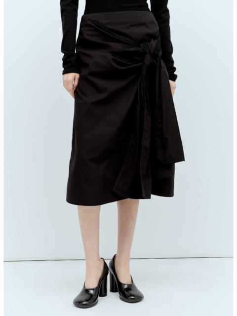 Bottega Veneta Bottega Veneta Women Knotted Midi Skirt