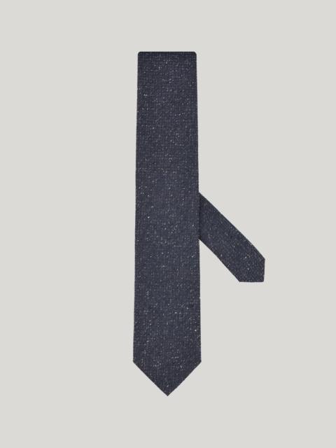 Canali GRAY SILK PATTERNED TIE