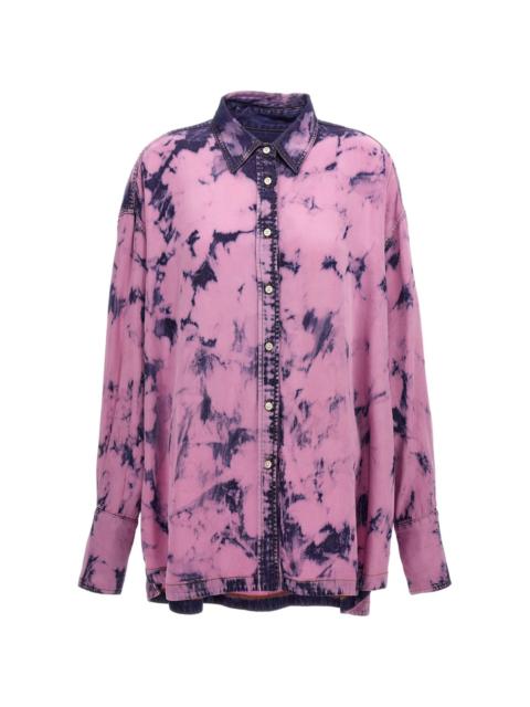 acid-wash shirt