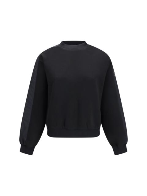 MOOSE KNUCKLES Moose Knuckles Women Mix Media Crewneck Sweater