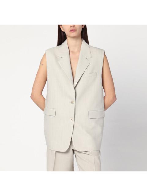 Golden Goose Golden Goose Single-Breasted Vest In Wool Blend Women