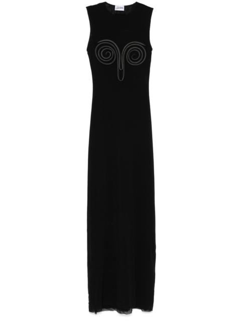 Jean Paul Gaultier mesh maxi dress