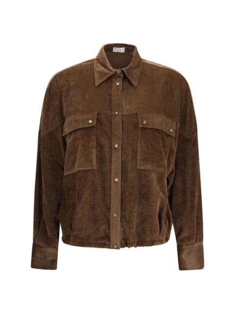 Brunello Cucinelli Brunello Cucinelli Women Corduroy Shirt