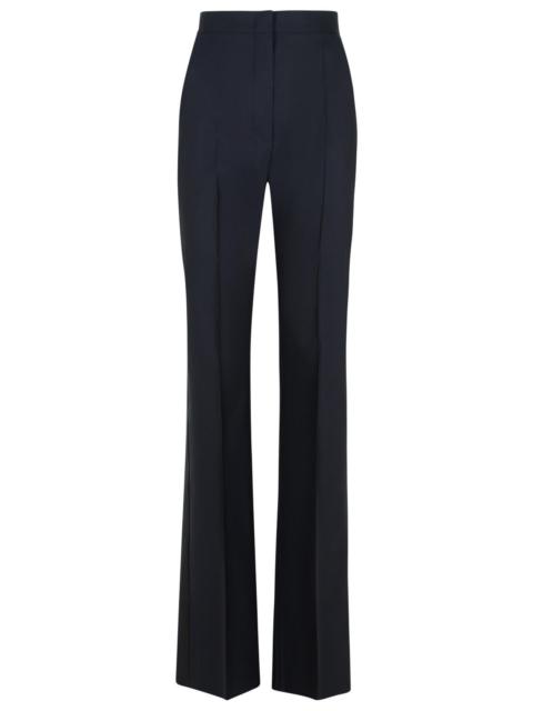 Max Mara Max Mara 'DELFINO' Black Virgin Wool Blend Pants