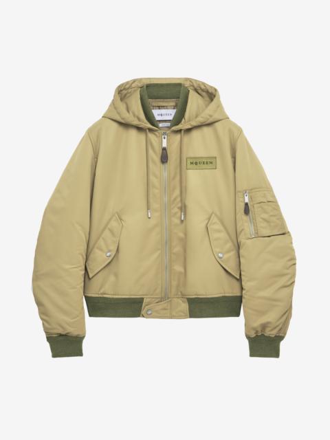 Alexander McQueen Hooded Nylon Jacket