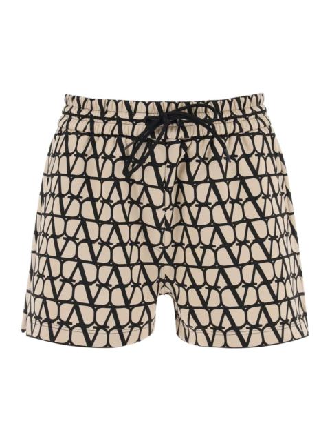 Valentino Garavani Toile Iconographe Jersey Shorts