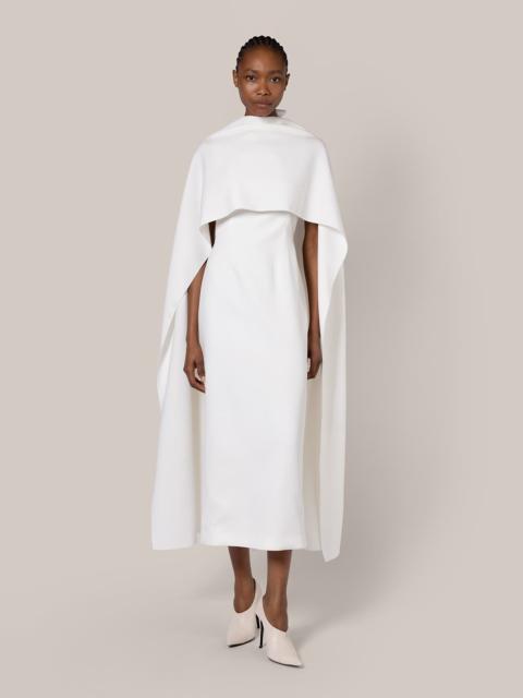 Roksanda Roksanda Elina Crepe Bridal Dress in Ivory at Nordstrom