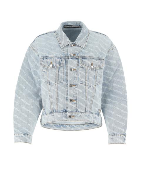 Alexander Wang Printed denim jacket