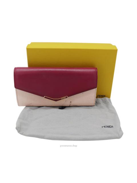 FENDI Fendi Long Wallet - Fuchsia Pink Leather