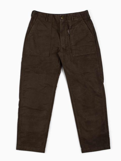 Engineered Garments Fatigue Pant Olive Cotton Moleskin