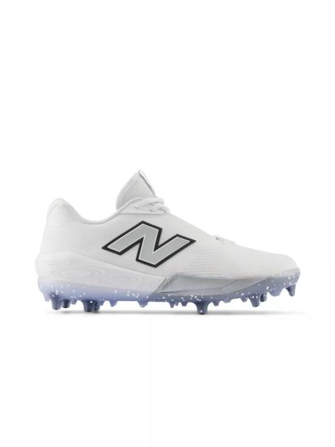New Balance FuelCell Compv4 "White/Silver" Men's Baseball Cleat
