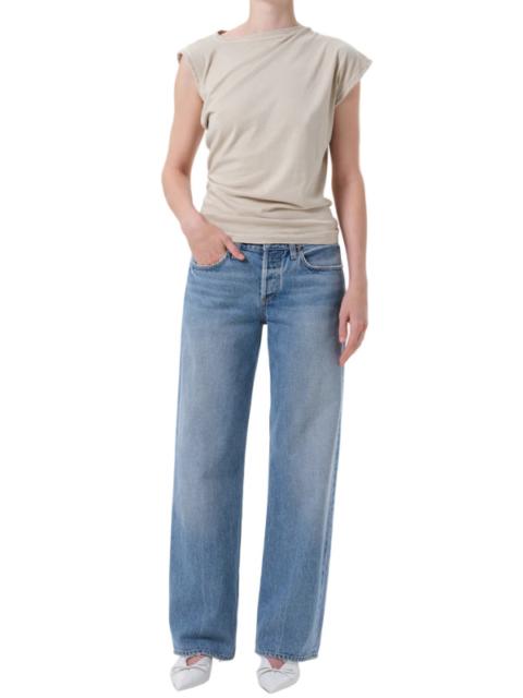 AGOLDE Low Rise Loose Jeans in Vault