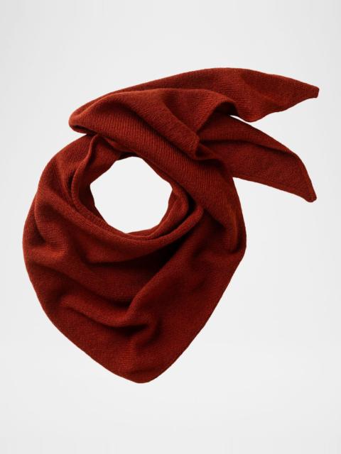 Johnstons of Elgin Gauzy Cashmere Triangle Neck Tie