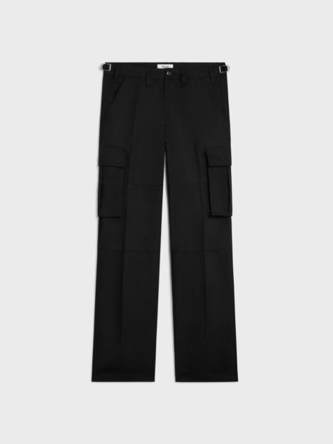 celine cargo pants in technical cotton