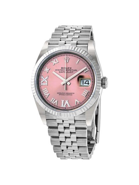 ROLEX Rolex Datejust 36 Automatic Pink Diamond Dial Ladies Jubilee Watch 126234PRDJ