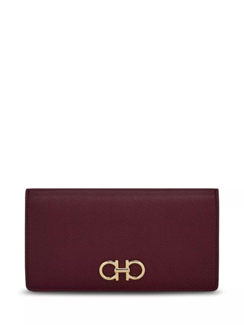 FERRAGAMO Gancini Leather Continental Wallet