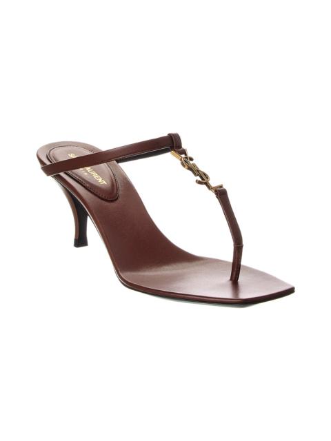 SAINT LAURENT Saint Laurent Cassandre 60 Leather Sandal