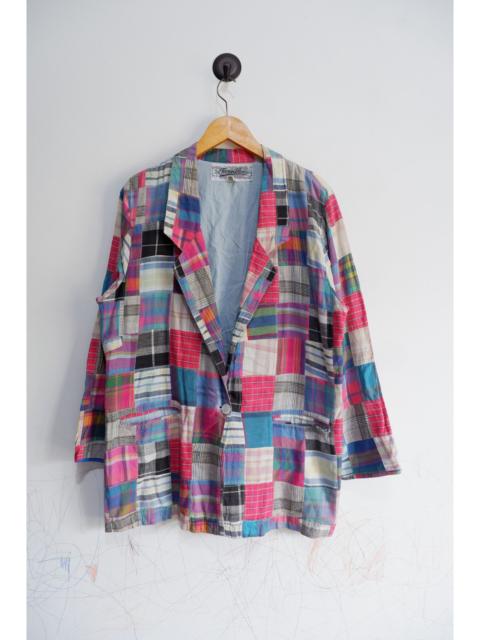 Hysteric Glamour Vintage Y2K Tangibles Patchwork Blazer