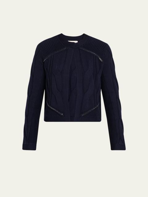 TWP Chain Sweater Jacket