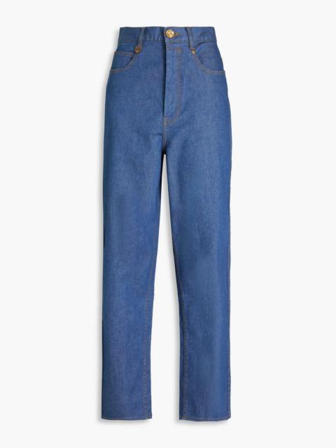 Zimmermann High-rise barrel-leg jeans
