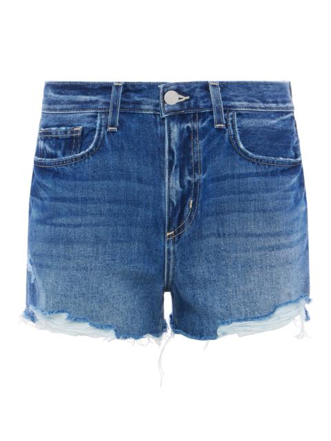 L'AGENCE Clark Distressed Denim Short