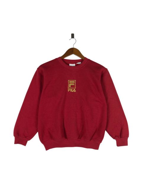 Other Designers FILA Rare Embroidery Box Logo Sweatshirt