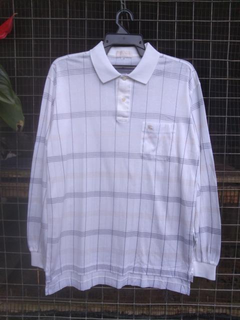 Other Designers Vintage - VINTAGE BURBERRY LIGHTLAYER LONG-SLEEVED POLO TEE