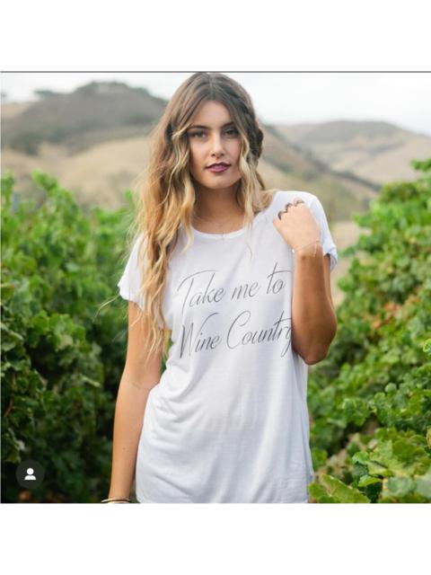 Other Designers Royal Rabbit “Take Me To Wine Country” Graphic T-Shirt