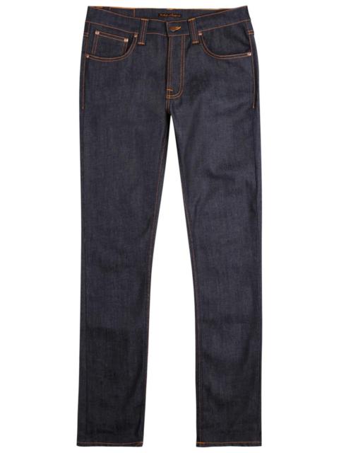 Nudie Jeans Lean Dean indigo slim-leg jeans