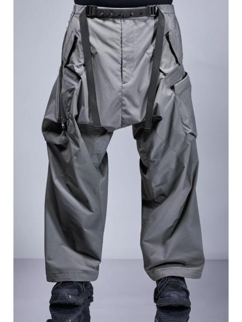 ACRONYM P30AL-E Encapsulated Nylon Ultrawide Drawcord Cargo Trouser Gray