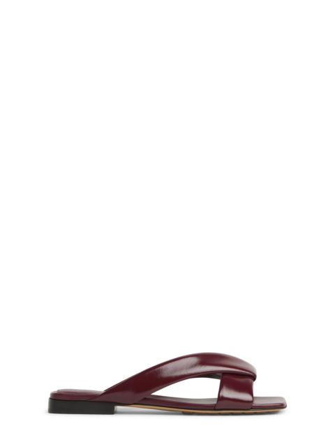 Bottega Veneta Bottega Veneta Flat Cushion Sandal in 2240 Barolo at Nordstrom