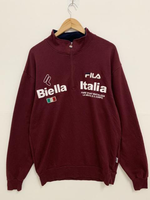 Other Designers Fila Biella Italia Sweatshirt Extra Large Red