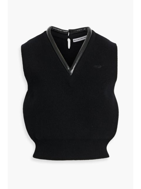 Alexander Wang Wool-blend vest