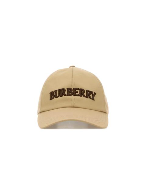 Burberry Beige Gabardine Baseball Cap