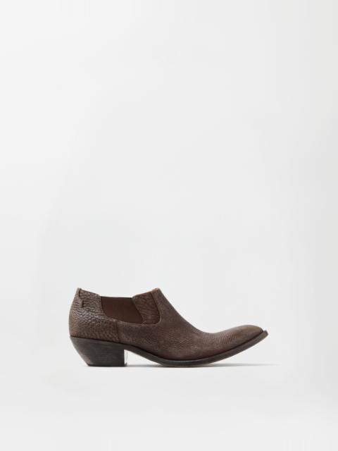 VERSACE Tigre Leather Texan Boots