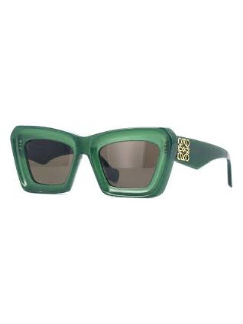 Loewe Loewe Anagram Brown Butterfly Ladies Sunglasses LW40145I 96E 52