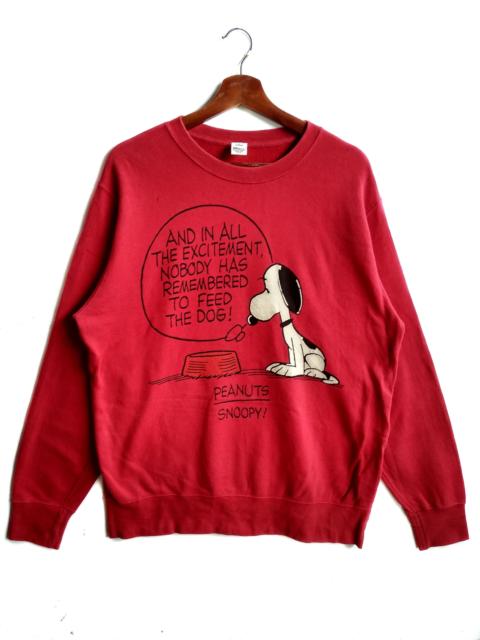 Other Designers Cartoon Network - Uniqlo Peanuts Sweatshirt/Size L/Red Colour